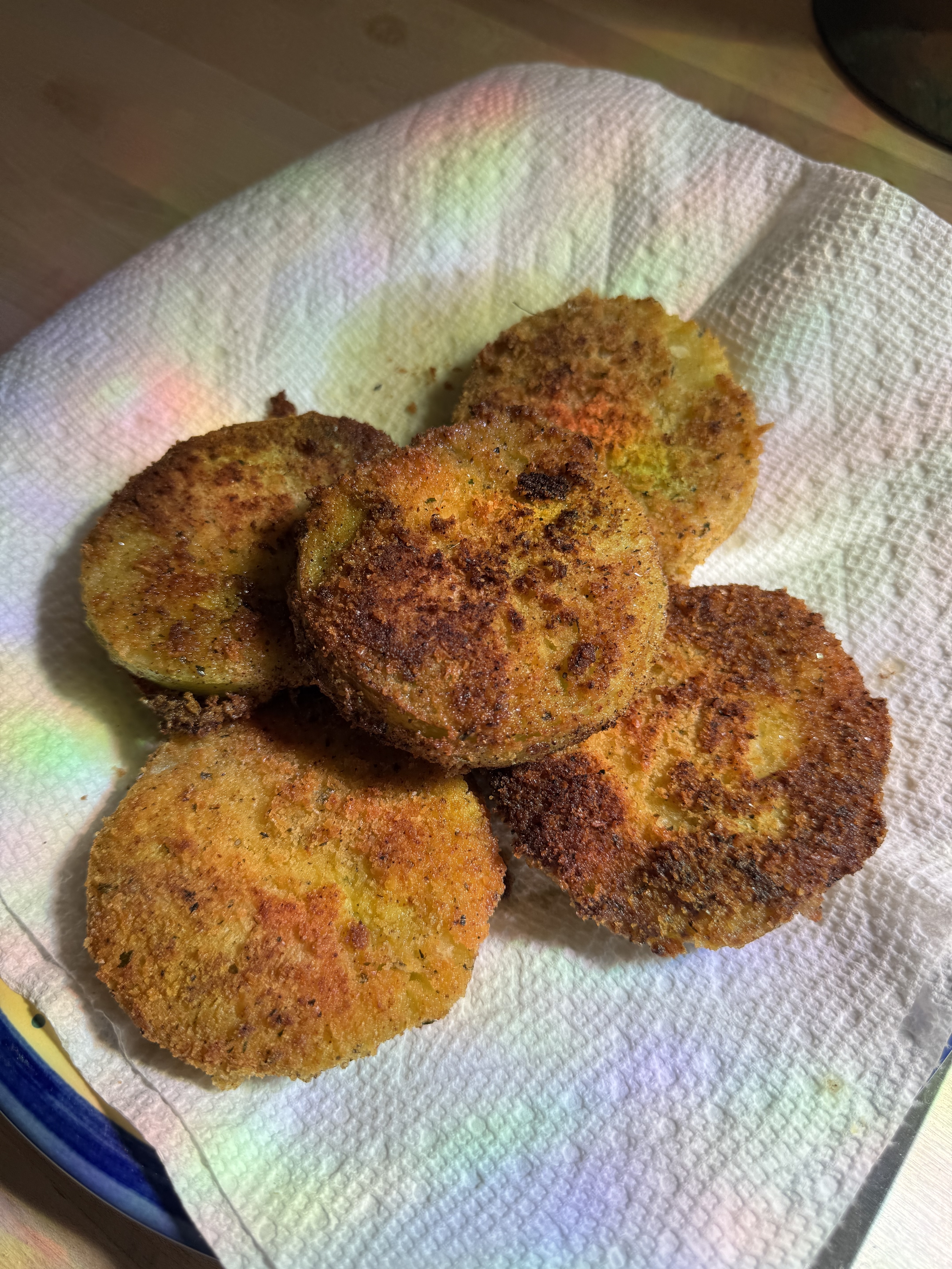 The Crispiest Pan-Fried Green Tomatoes – Made with AOOC Extra Virgin Olive Oil