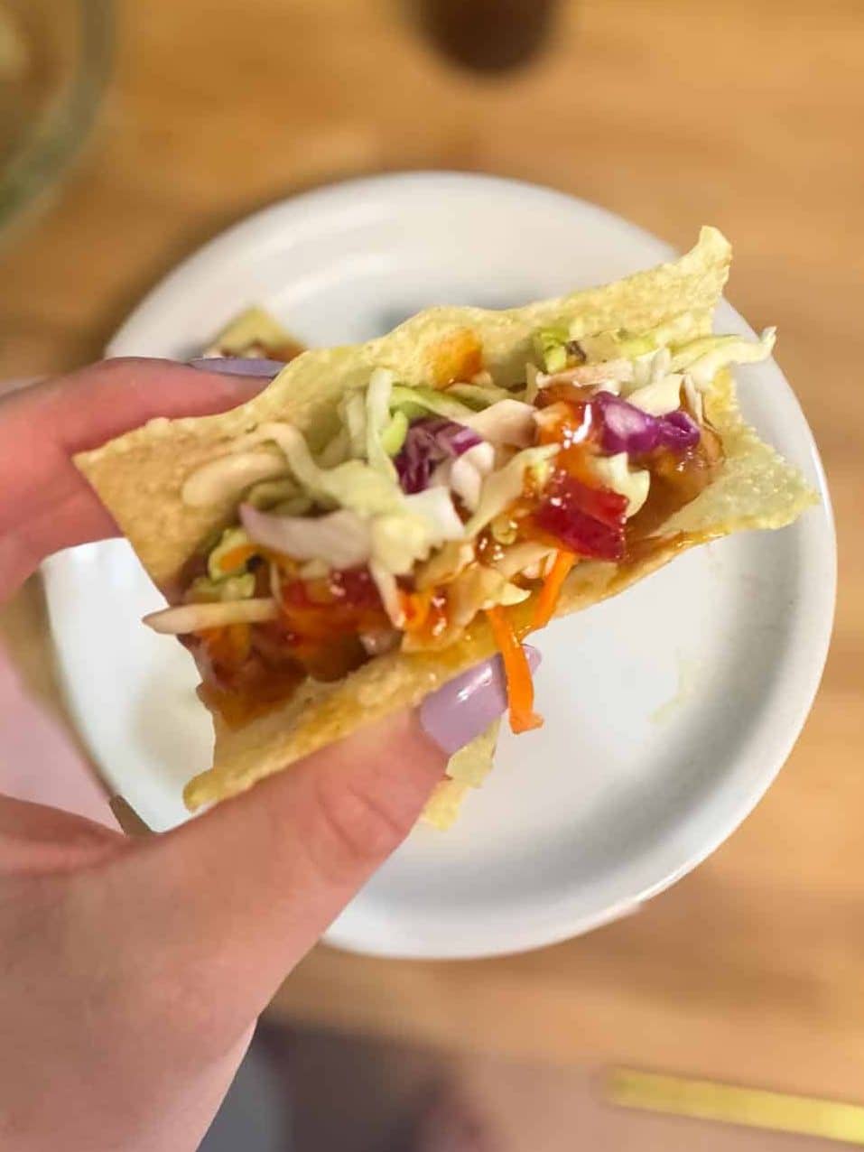 Crispy, Flavorful, and Fun: AOOC Chicken Wonton Tacos