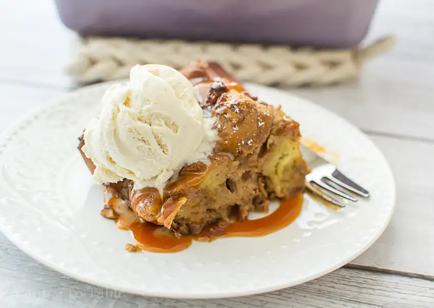 🍮 Date Walnut Bread Pudding