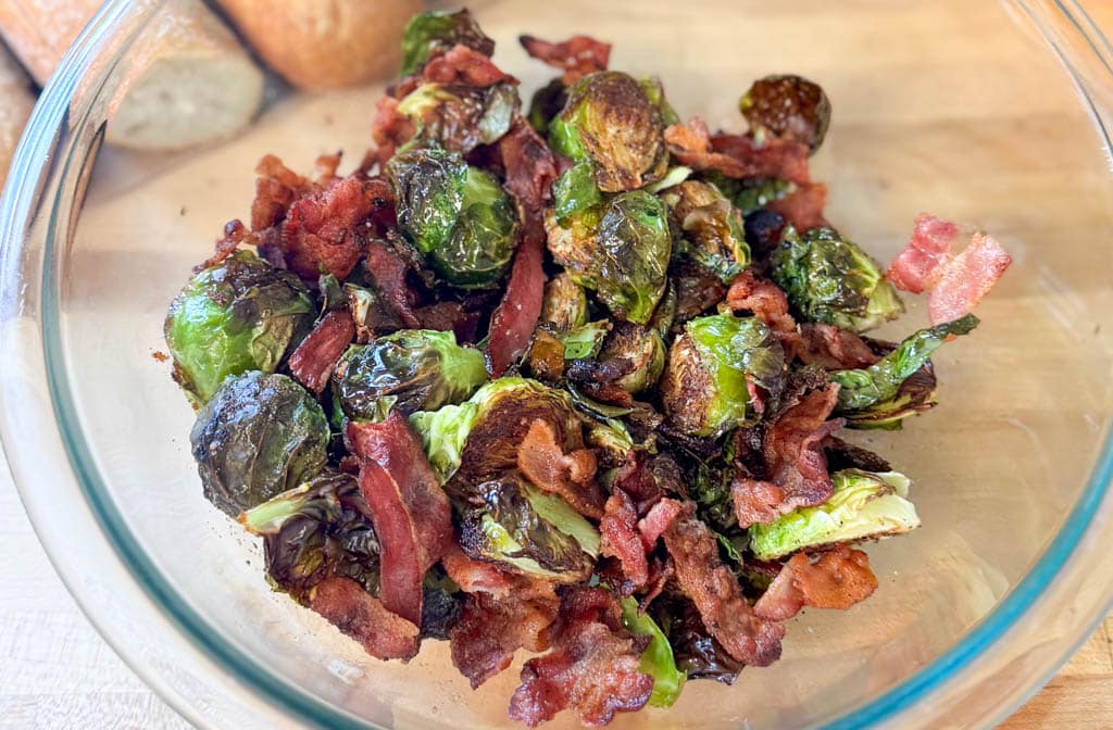 Family-Favorite Crispy Bacon Brussels Sprouts