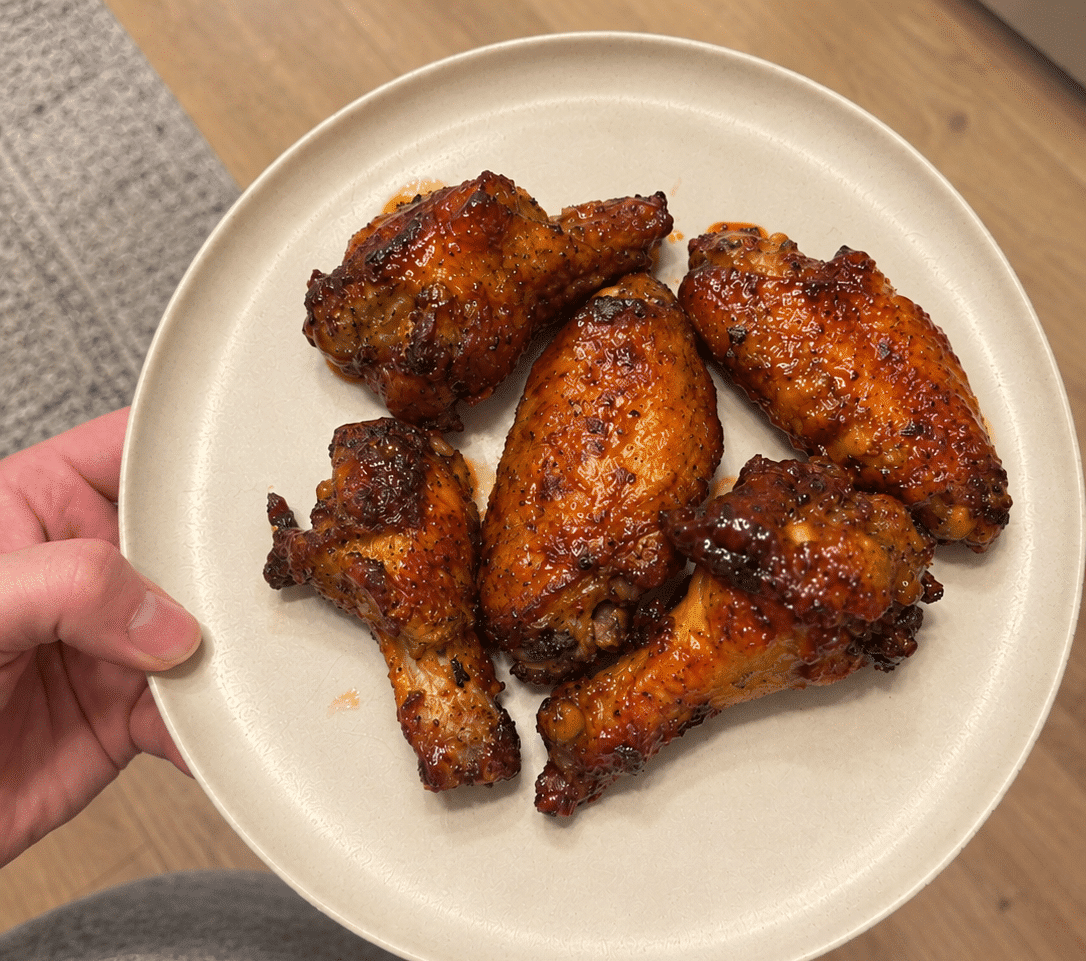 Orange Balsamic Wings with AOOC Blood Orange Olive Oil